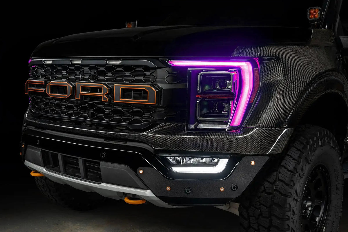 2021-2023 Ford F150 ORACLE Lighting ColorSHIFT RGB+W Headlight DRL Upgrade Kit