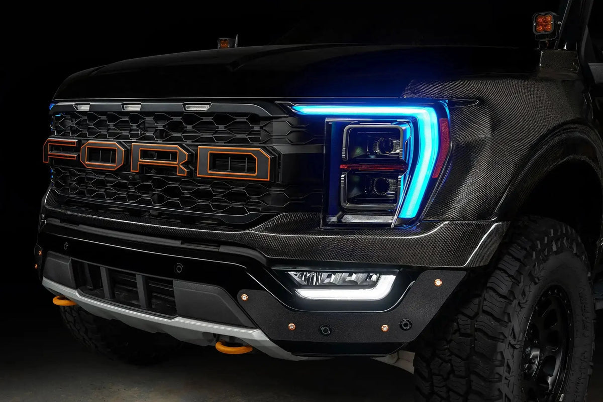 2021-2023 Ford F150 ORACLE Lighting ColorSHIFT RGB+W Headlight DRL Upgrade Kit