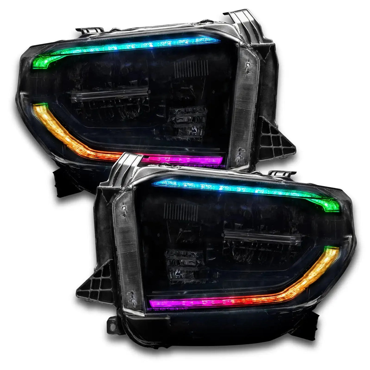 2018-2021 Toyota Tundra ORACLE Lighting Dynamic ColorSHIFT Headlight DRL Upgrade Kit