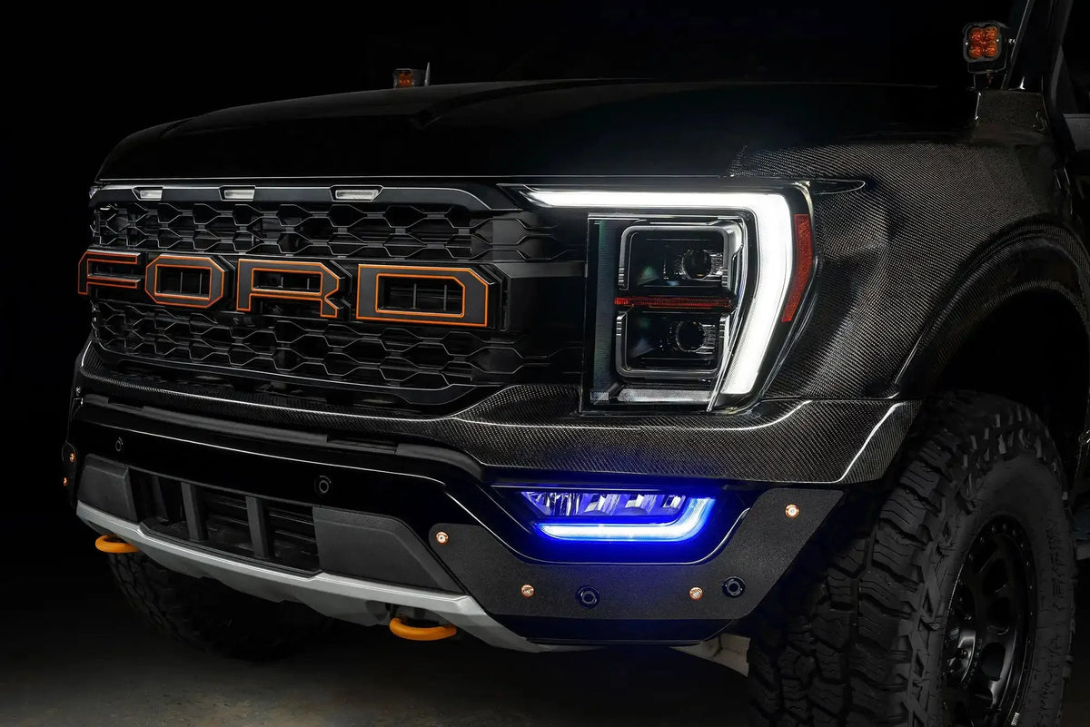 2021-2023 Ford F150 ORACLE Lighting ColorSHIFT RGB+W Fog Light DRL Upgrade Kit
