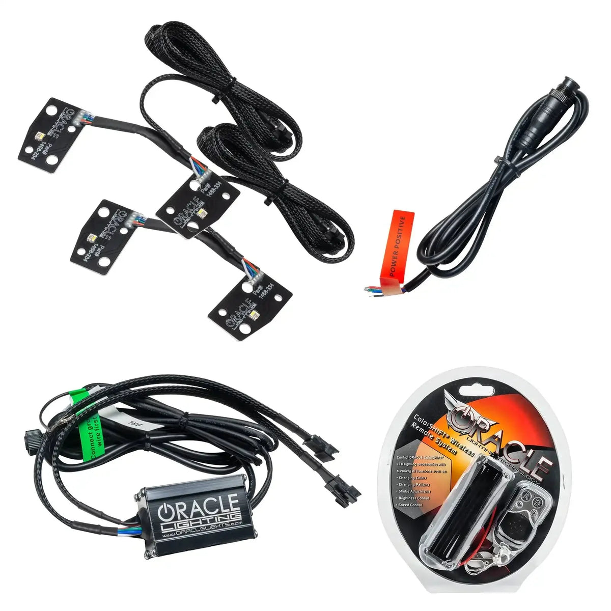 2021-2025 Ford Bronco ORACLE Lighting ColorSHIFT RGB+W Headlight Halo Upgrade Kit