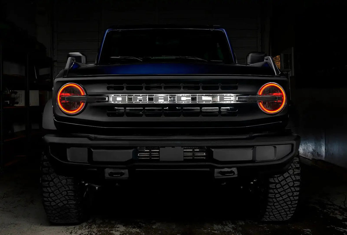 2021-2025 Ford Bronco ORACLE Lighting ColorSHIFT RGB+W Headlight Halo Upgrade Kit