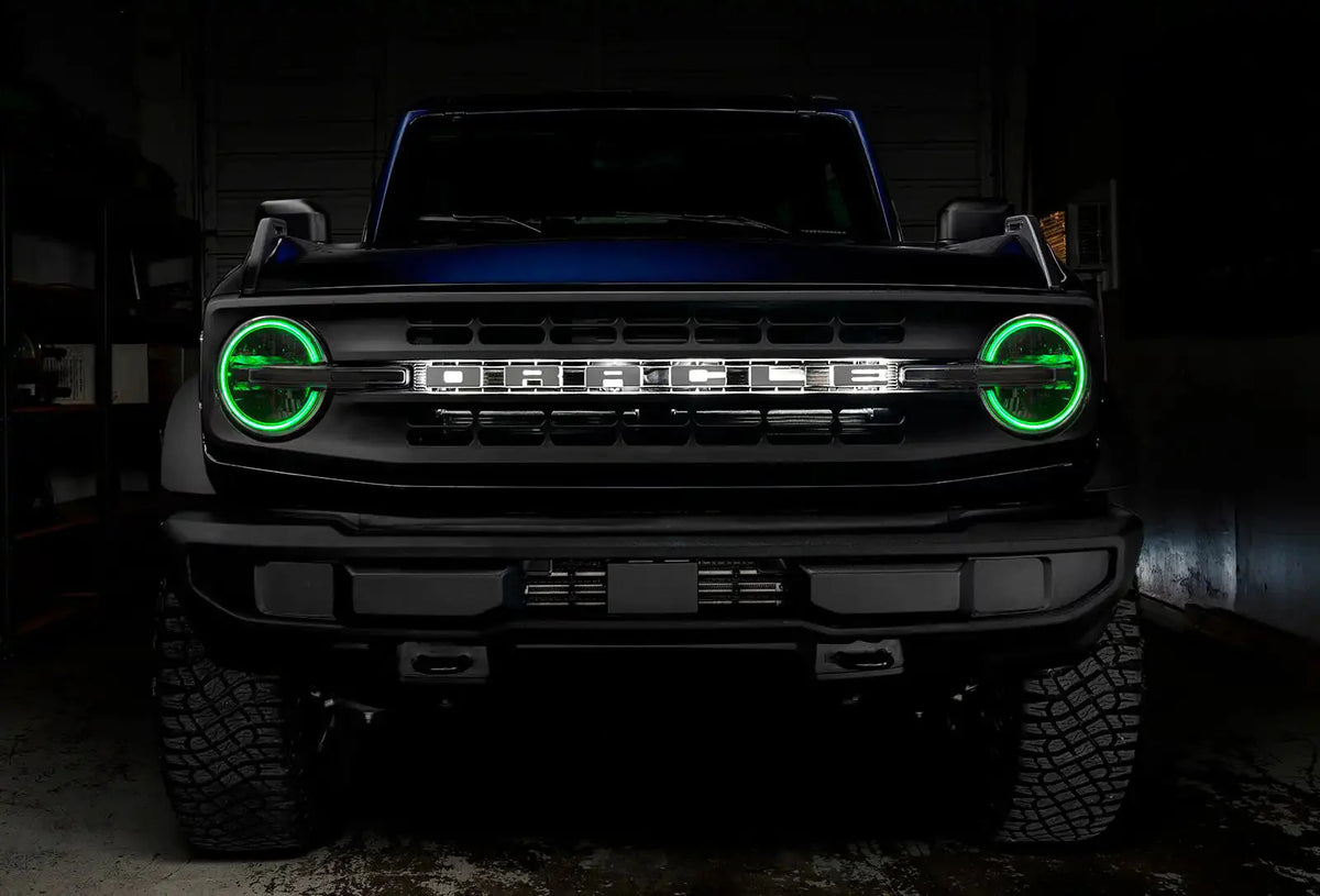 2021-2025 Ford Bronco ORACLE Lighting ColorSHIFT RGB+W Headlight Halo Upgrade Kit