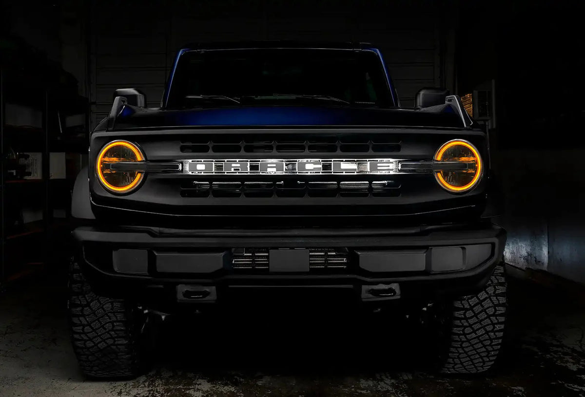 2021-2025 Ford Bronco ORACLE Lighting ColorSHIFT RGB+W Headlight Halo Upgrade Kit