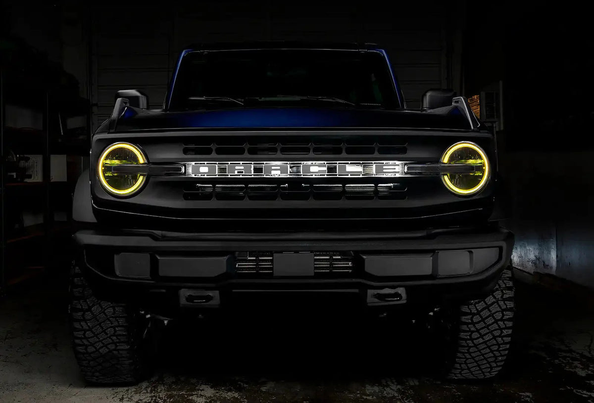 2021-2025 Ford Bronco ORACLE Lighting ColorSHIFT RGB+W Headlight Halo Upgrade Kit