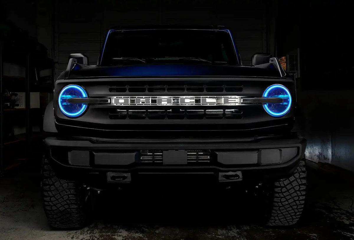 2021-2025 Ford Bronco ORACLE Lighting ColorSHIFT RGB+W Headlight Halo Upgrade Kit