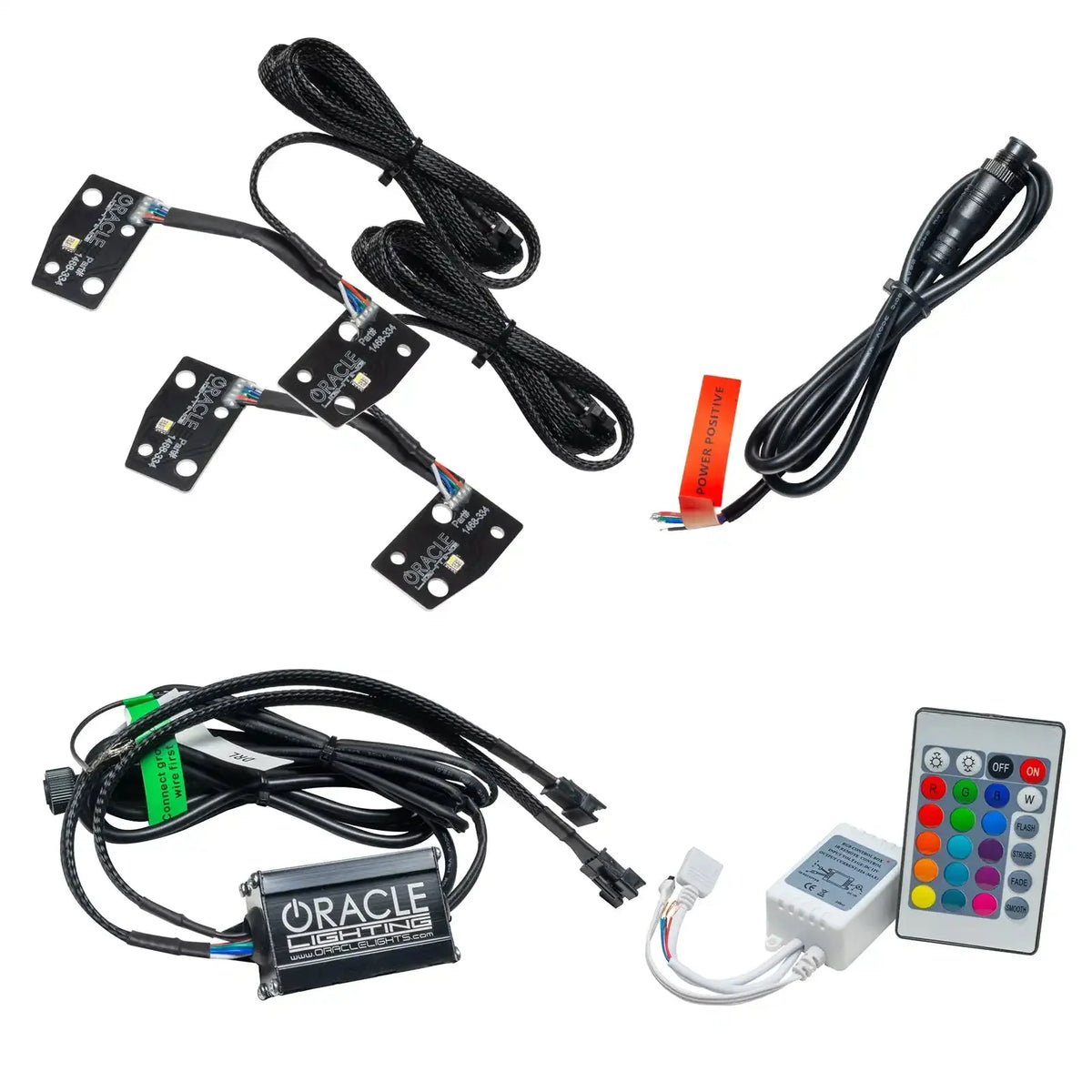 2021-2025 Ford Bronco ORACLE Lighting ColorSHIFT RGB+W Headlight Halo Upgrade Kit