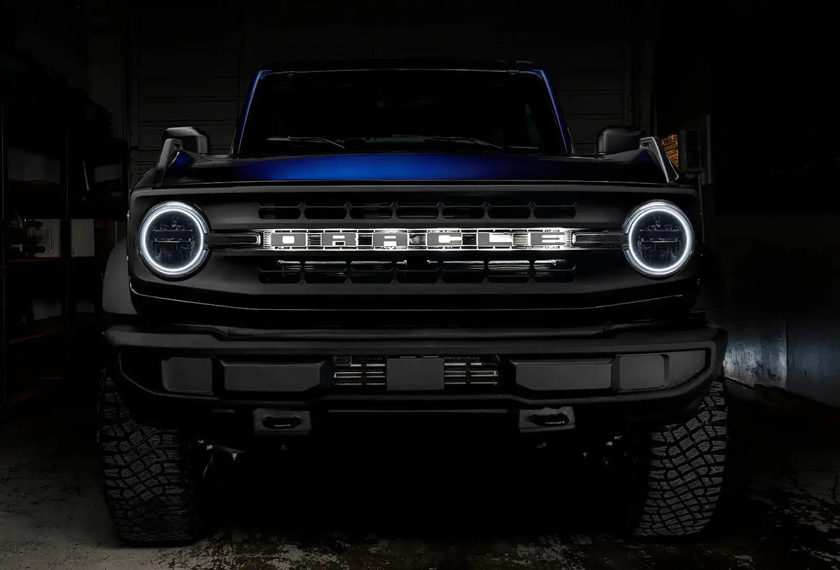2021-2025 Ford Bronco ORACLE LED Headlight Halo Kit - Base Headlights