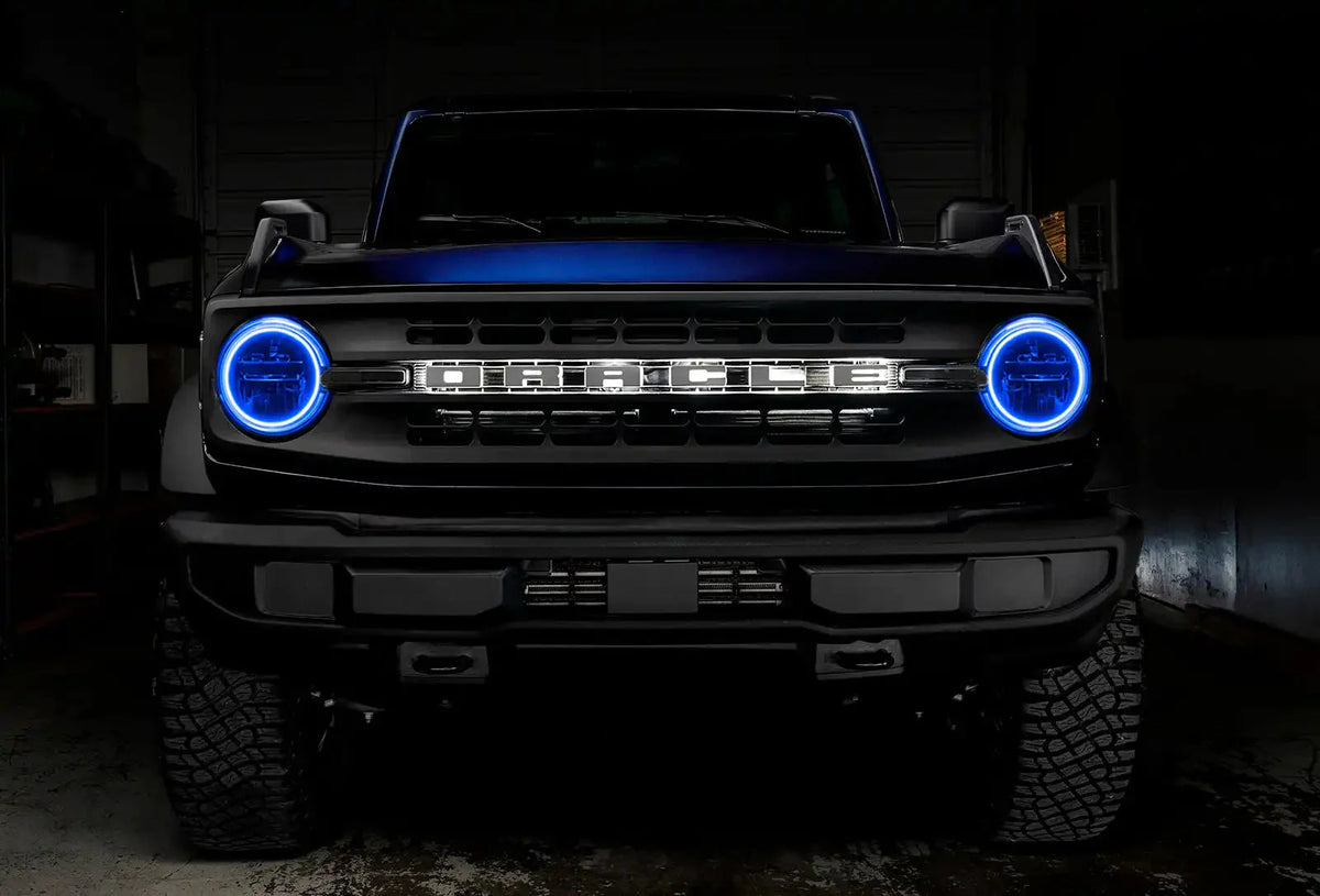 2021-2025 Ford Bronco ORACLE LED Headlight Halo Kit - Base Headlights