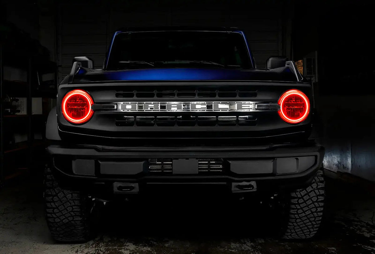2021-2025 Ford Bronco ORACLE LED Headlight Halo Kit - Base Headlights