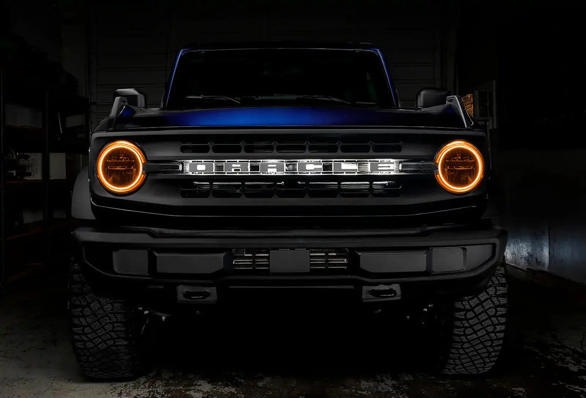 2021-2025 Ford Bronco ORACLE LED Headlight Halo Kit - Base Headlights