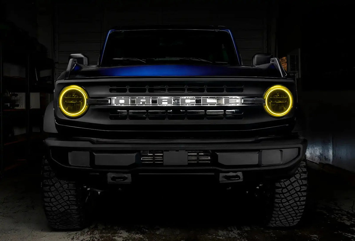 2021-2025 Ford Bronco ORACLE LED Headlight Halo Kit - Base Headlights