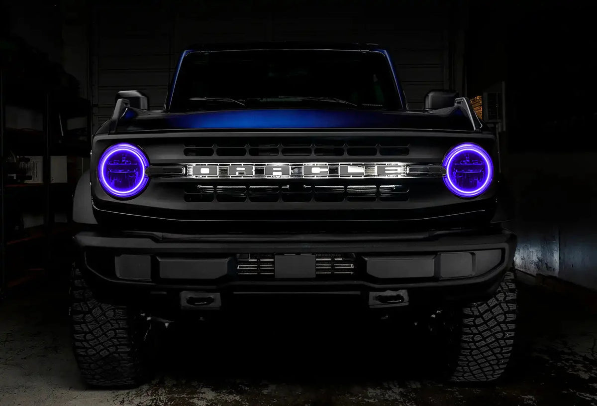 2021-2025 Ford Bronco ORACLE LED Headlight Halo Kit - Base Headlights