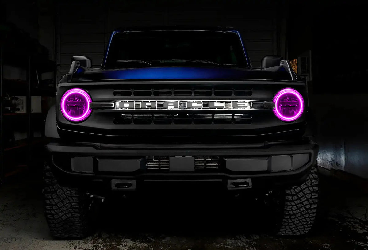 2021-2025 Ford Bronco ORACLE LED Headlight Halo Kit - Base Headlights