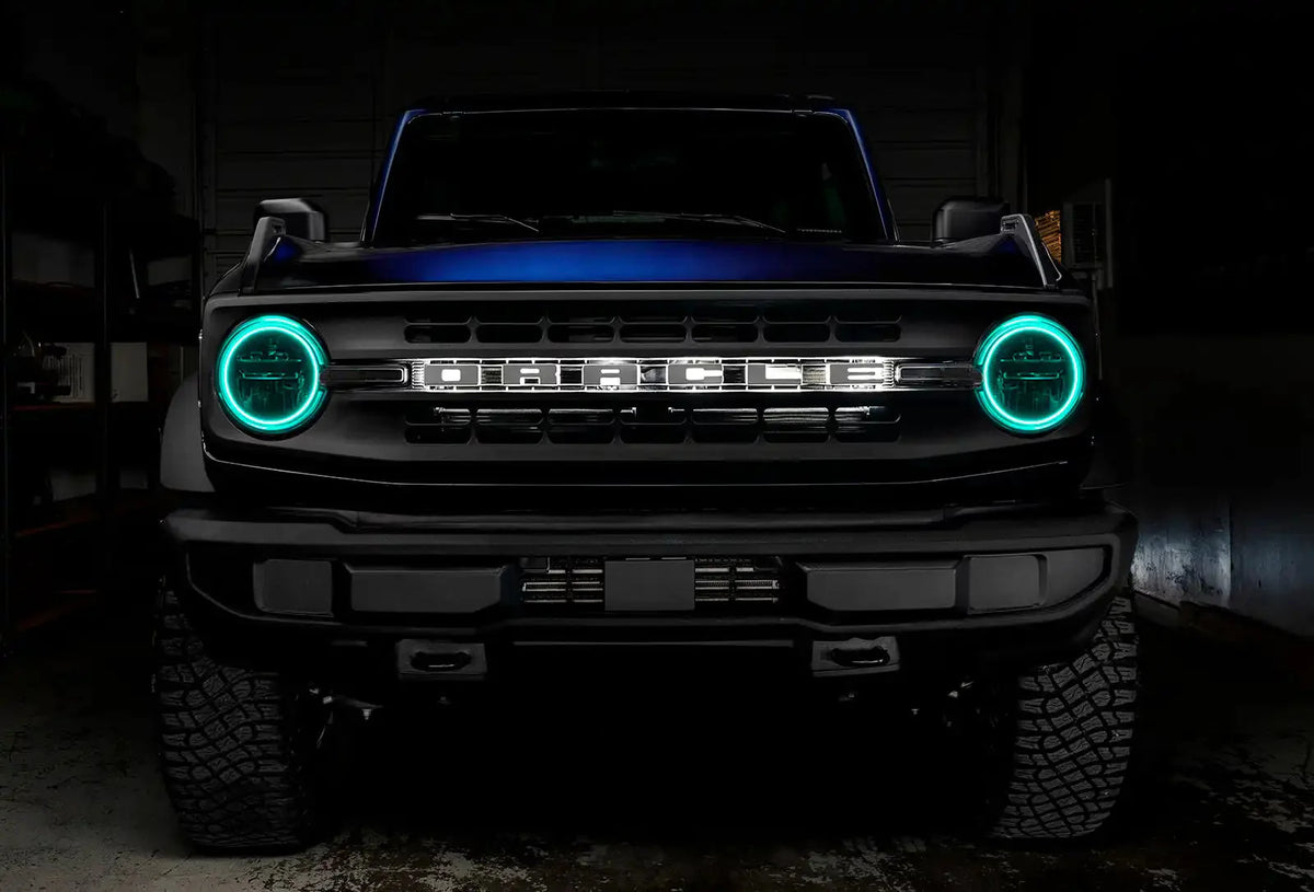 2021-2025 Ford Bronco ORACLE LED Headlight Halo Kit - Base Headlights