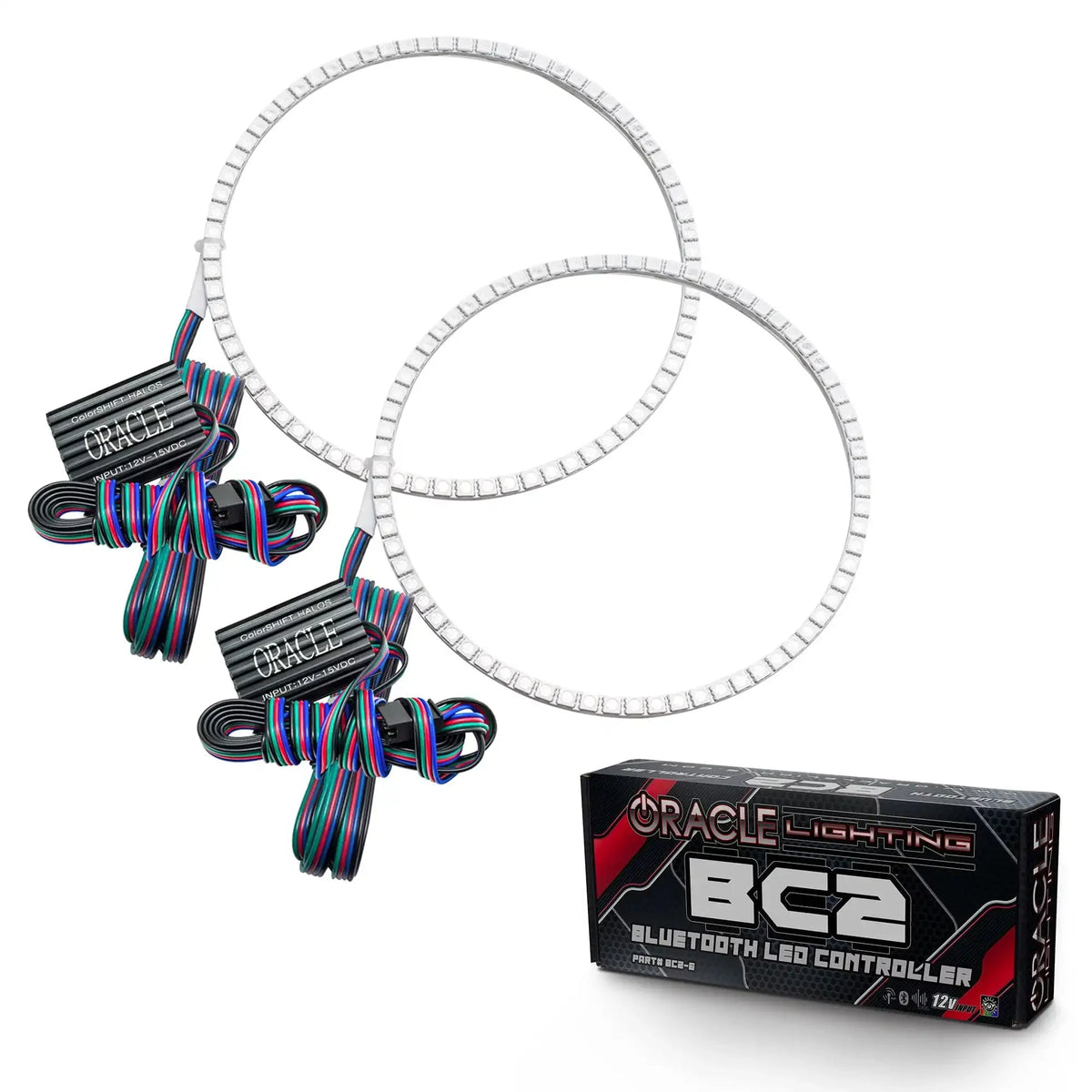 2021-2025 Ford Bronco ORACLE LED Headlight Halo Kit - Base Headlights
