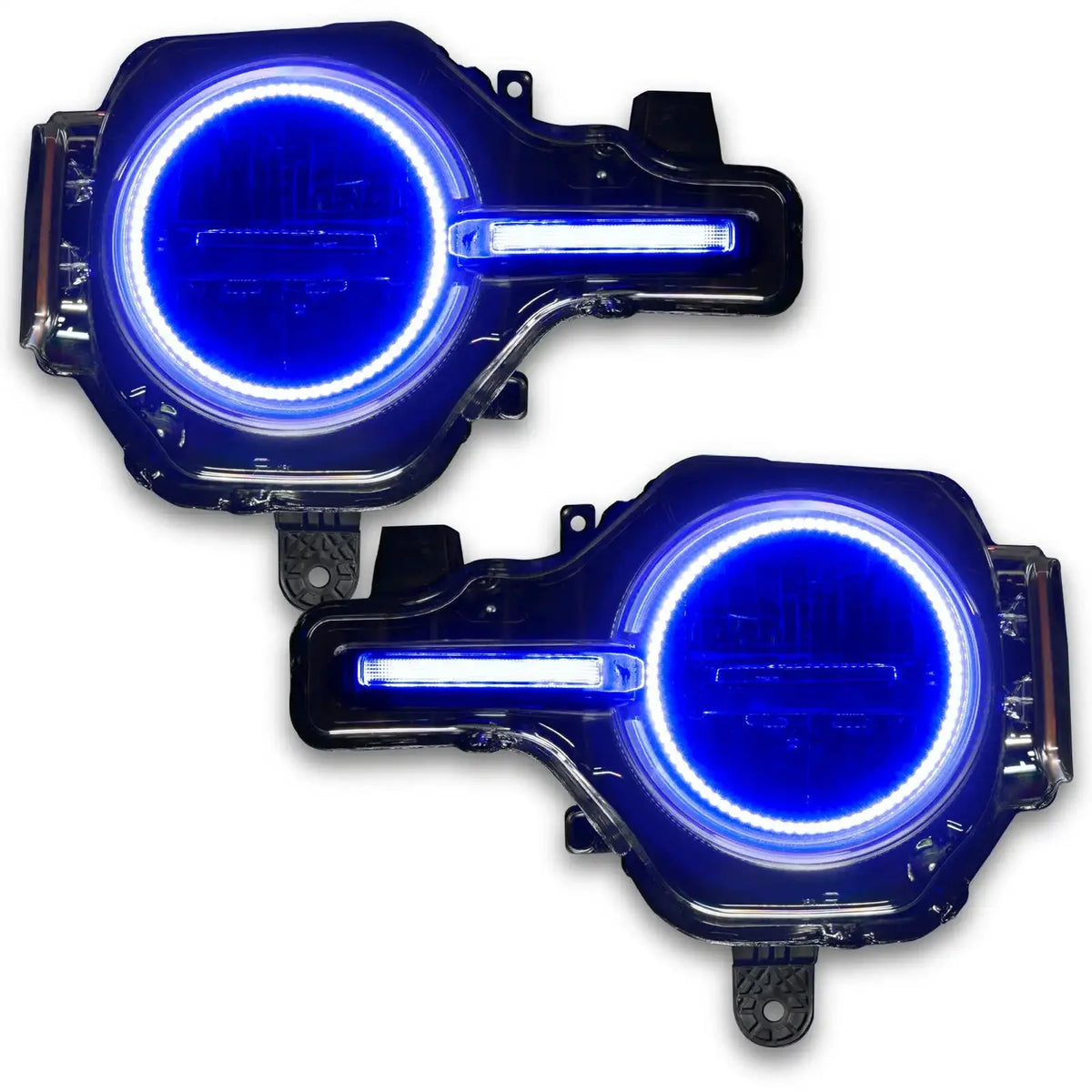 2021-2025 Ford Bronco ORACLE Lighting ColorSHIFT Headlight Halo Kit w/DRL Bar - Base Headlights