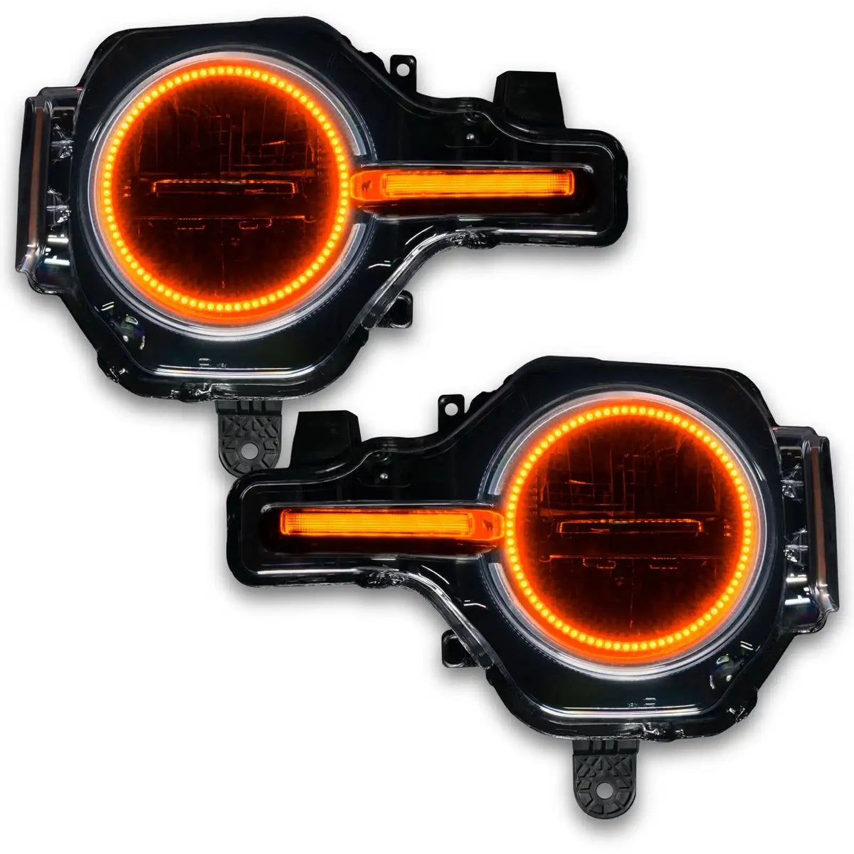 2021-2025 Ford Bronco ORACLE Lighting ColorSHIFT Headlight Halo Kit w/DRL Bar - Base Headlights
