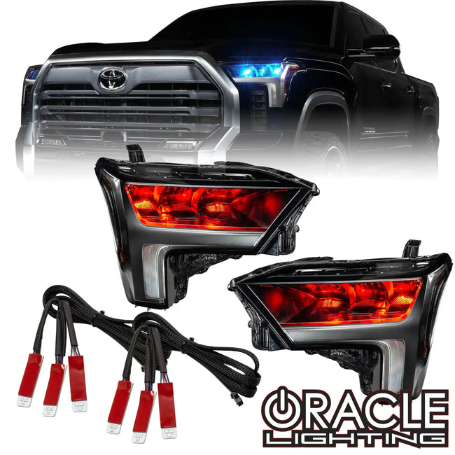 2022-2026 Toyota Tundra ORACLE Lighting ColorSHIFT RGB Demon Eye Headlight Upgrade Kit