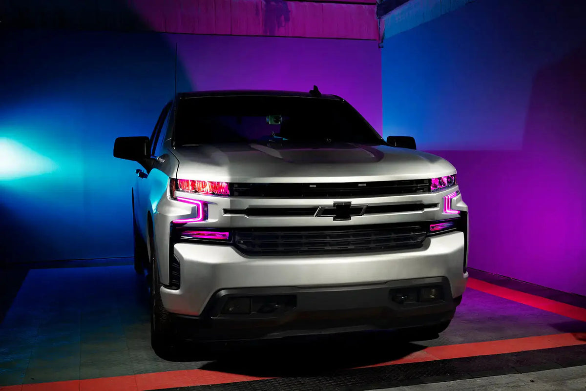 2019-2022 Chevrolet Silverado 1500 ORACLE ColorSHIFT RGB+W Headlight DRL Upgrade Kit