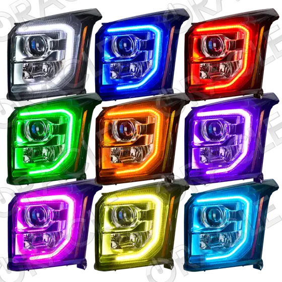 2015-2020 GMC Yukon ORACLE ColorSHIFT LED Headlight Halo Kit