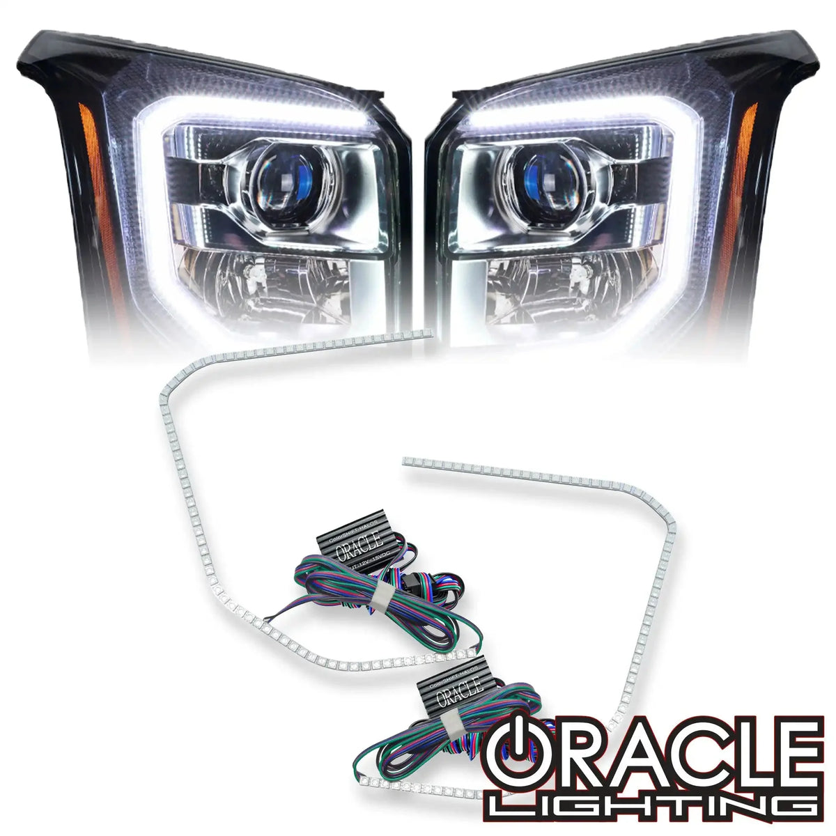 2015-2020 GMC Yukon ORACLE ColorSHIFT LED Headlight Halo Kit