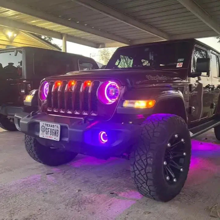 2018-2025 Jeep Wrangler JL & 2020-2025 Gladiator JT ORACLE Lighting Oculus™ ColorSHIFT Bi-LED Projector Headlights