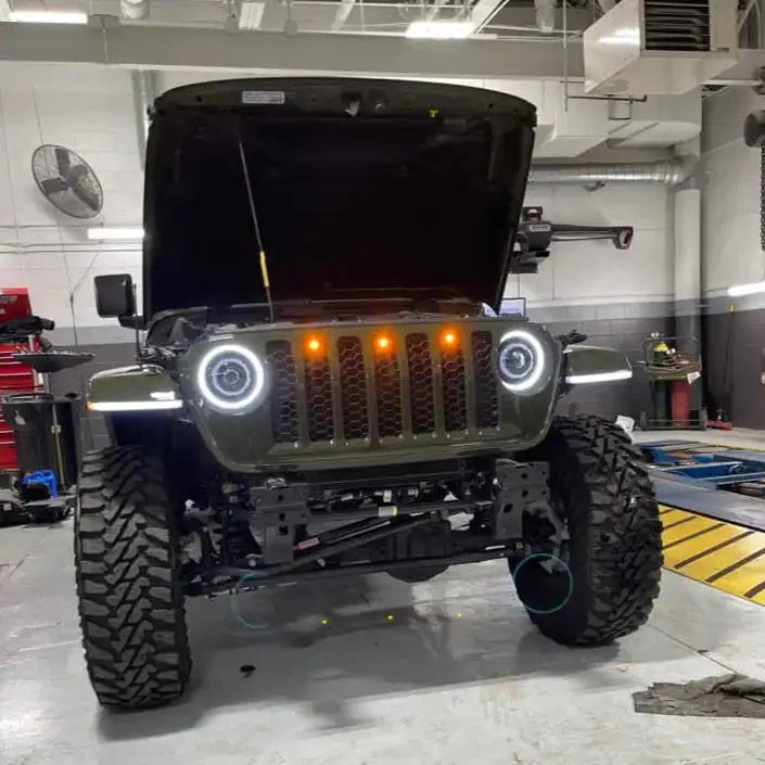 2018-2023 Jeep Wrangler JL ORACLE Pre-Runner LED Grill Light Kit