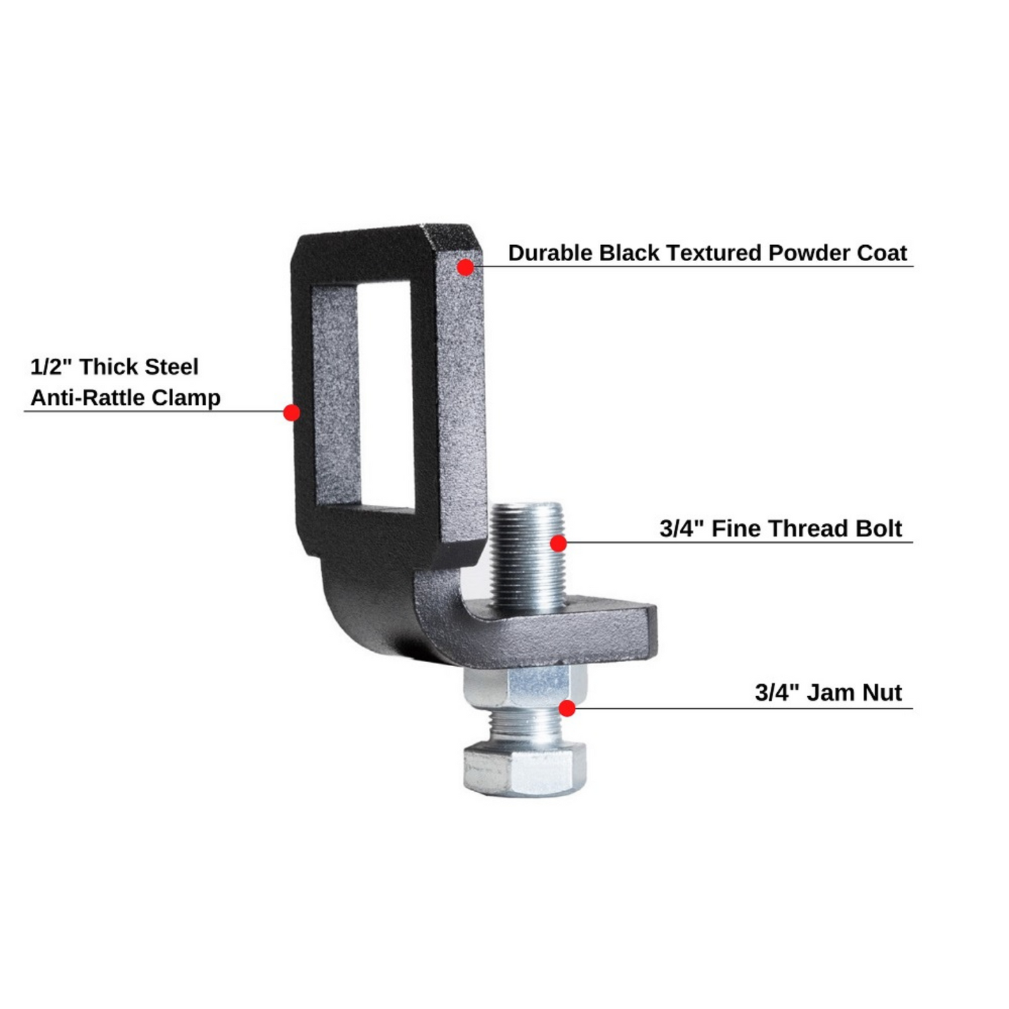 2" BulletProof Anti-Rattle Clamp