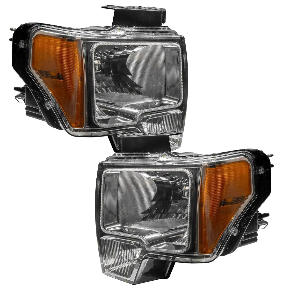 2009-2014 Ford F150 ORACLE Lighting Pre-Assembled Halo Headlights - Non HID - Chrome Housing