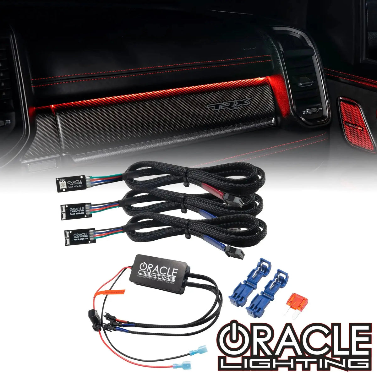 2019-2024 RAM 1500 ORACLE ColorSHIFT RGB Interior Ambient Dash Lighting Conversion Kit