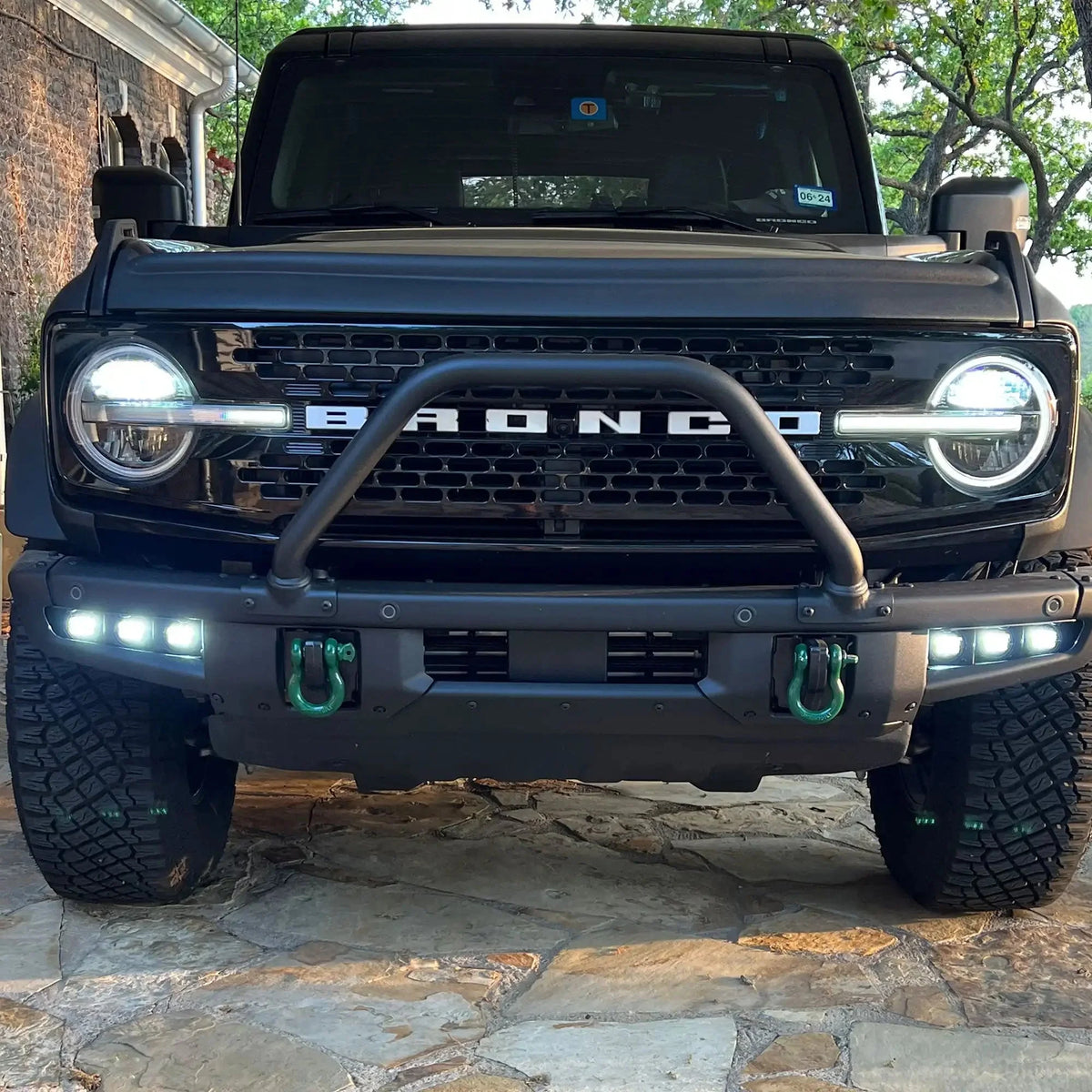 2021-2026 Ford Bronco ORACLE Triple LED Fog Light Kit for Steel Modular Bumper