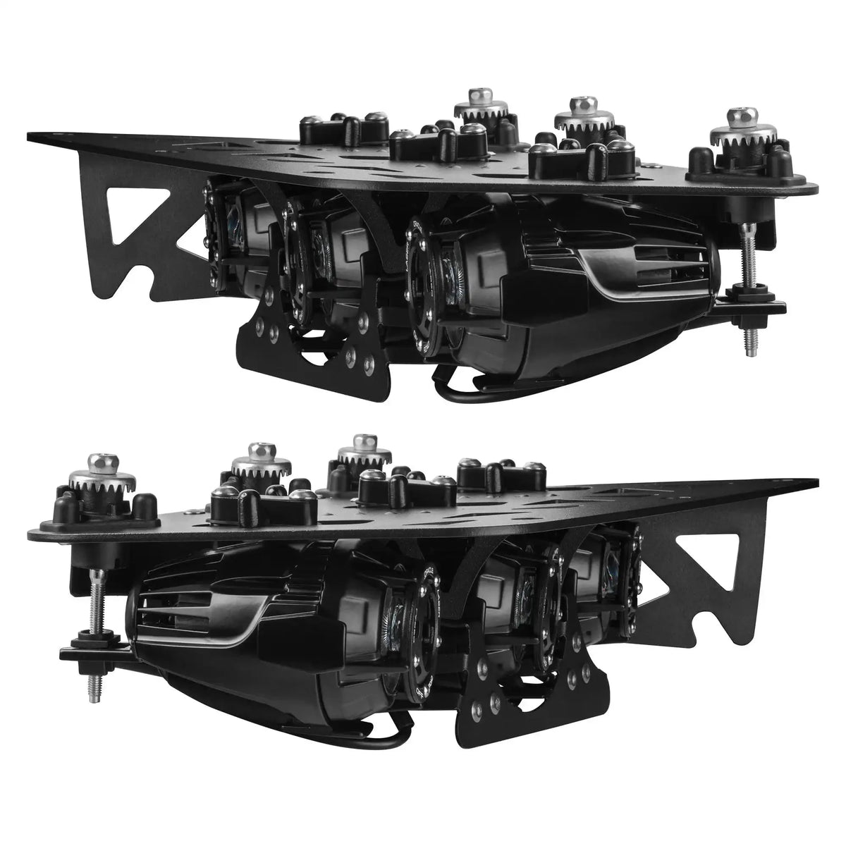 2021-2026 Ford Bronco ORACLE Lighting Off Road LASER Auxiliary Lights + LED Fog Light Kit for Steel Bumper