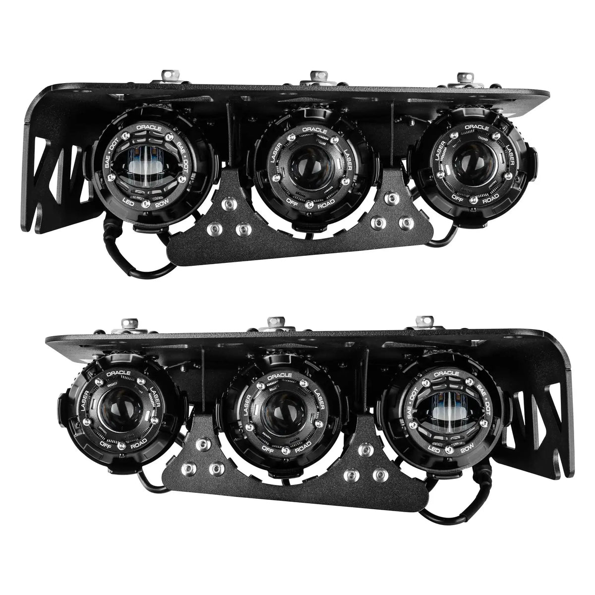 2021-2026 Ford Bronco ORACLE Lighting Off Road LASER Auxiliary Lights + LED Fog Light Kit for Steel Bumper