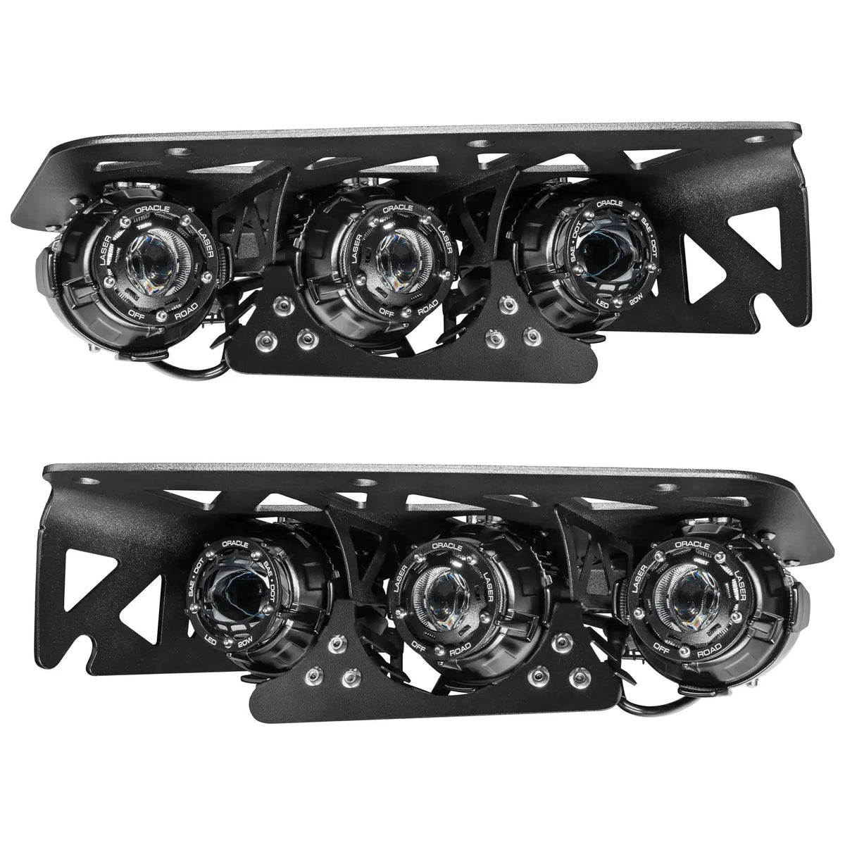 2021-2026 Ford Bronco ORACLE Lighting Off Road LASER Auxiliary Lights + LED Fog Light Kit for Steel Bumper