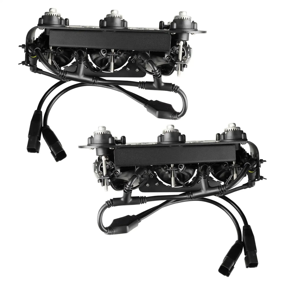 2021-2026 Ford Bronco ORACLE Lighting Off Road LASER Auxiliary Lights + LED Fog Light Kit for Steel Bumper