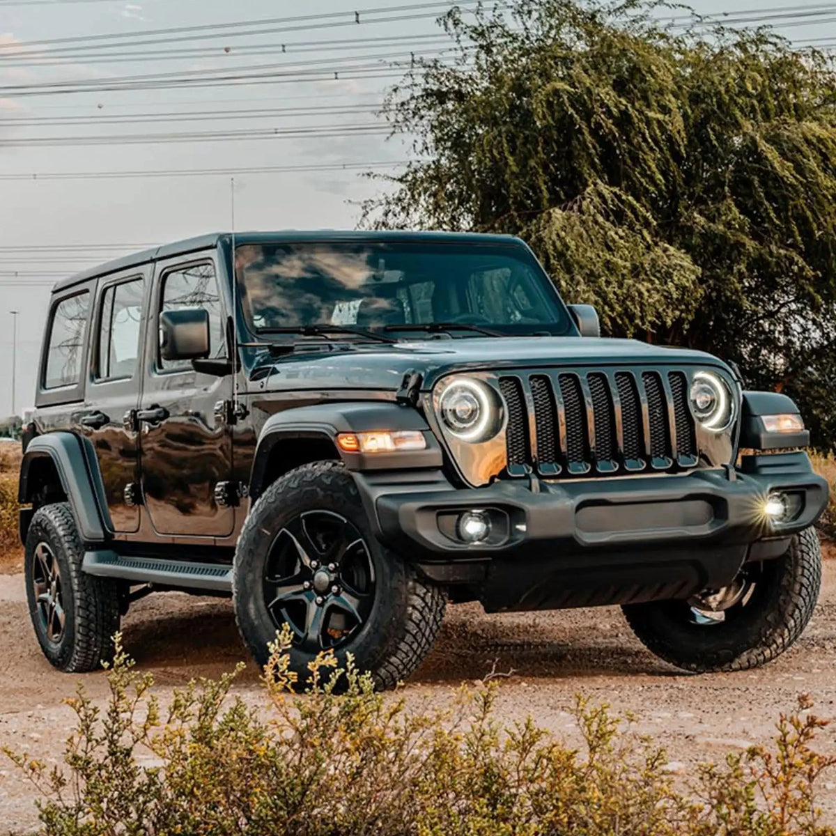 2018-2026 Jeep Wrangler JL & 2020-2026 Gladiator JT ORACLE Lighting "Smoked Lens" LED Front Side Markers