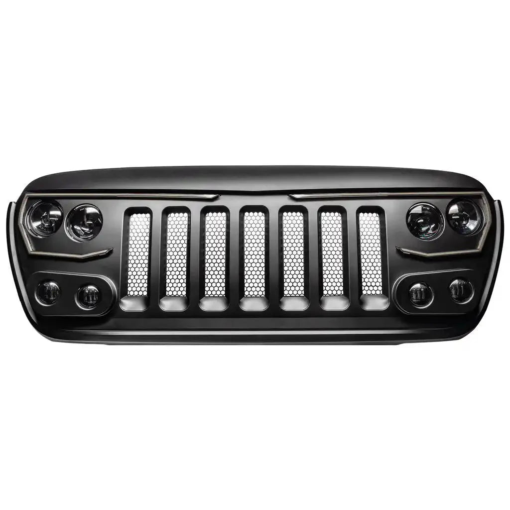 2018-2026 Jeep Wrangler JL & 2020-2026 Gladiator JT ORACLE VECTOR Pro Series II Full LED Grille