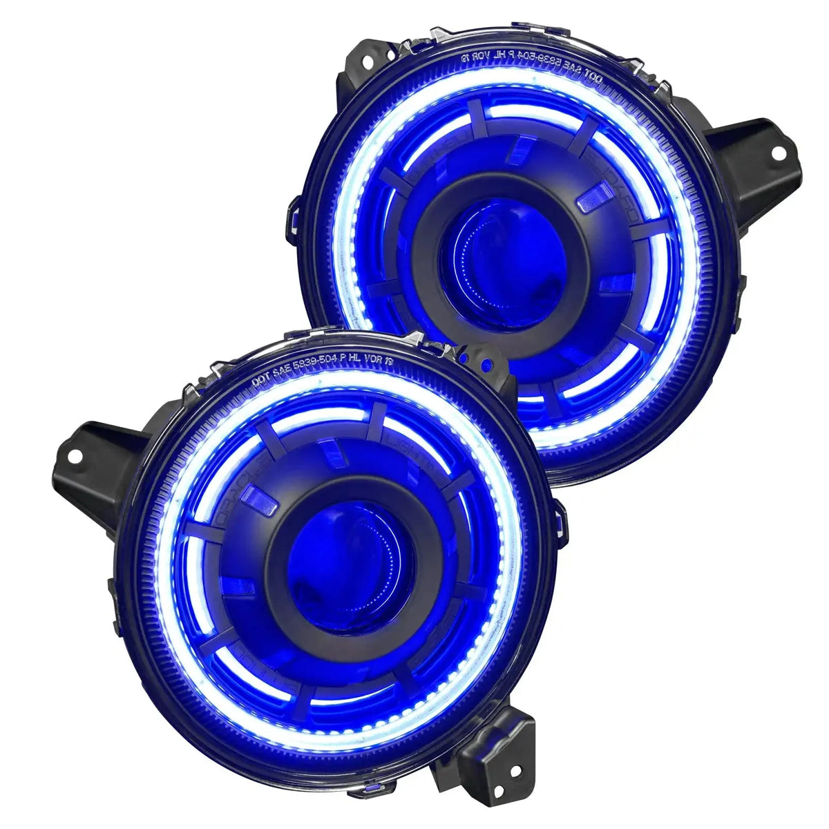2018-2025 Jeep Wrangler JL & 2020-2025 Gladiator JT ORACLE Lighting Oculus™ ColorSHIFT Bi-LED Projector Headlights