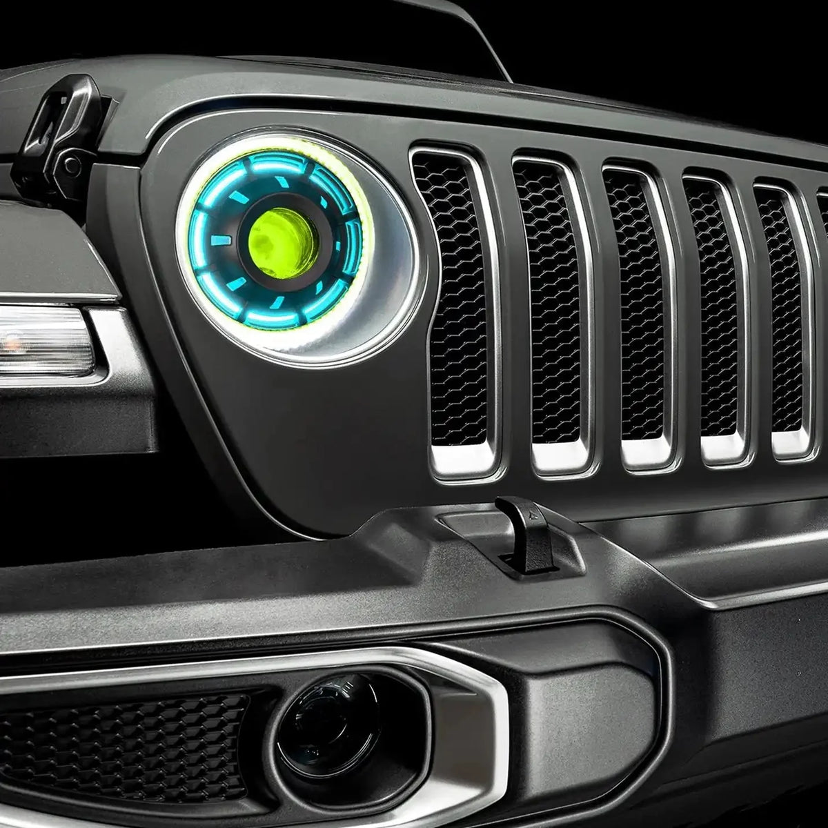 2018-2025 Jeep Wrangler JL & 2020-2025 Gladiator JT ORACLE Lighting Oculus™ ColorSHIFT Bi-LED Projector Headlights