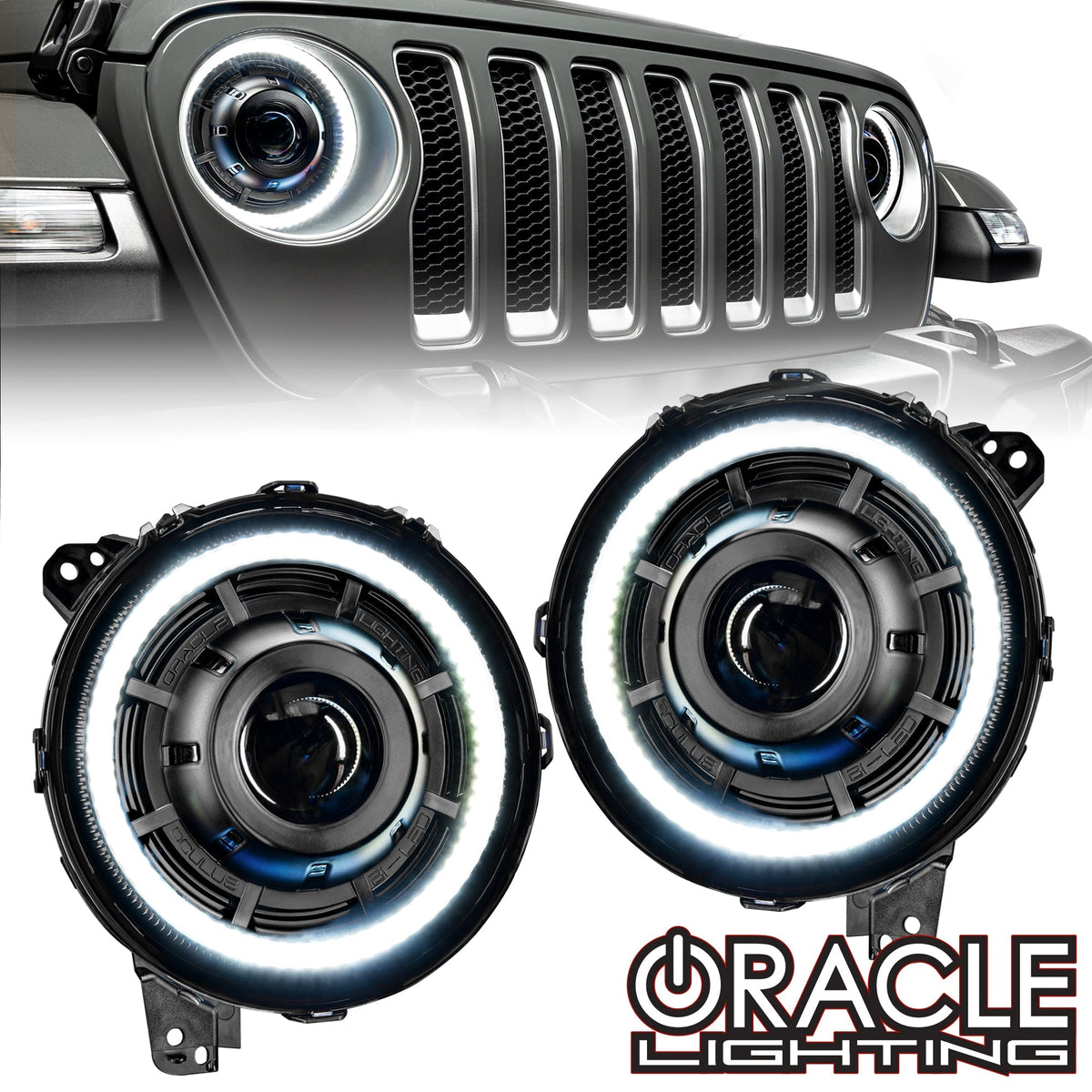 2018-2026 Jeep Wrangler JL & 2020-2026 Gladiator JT ORACLE Oculus™ Bi-LED Projector Headlights