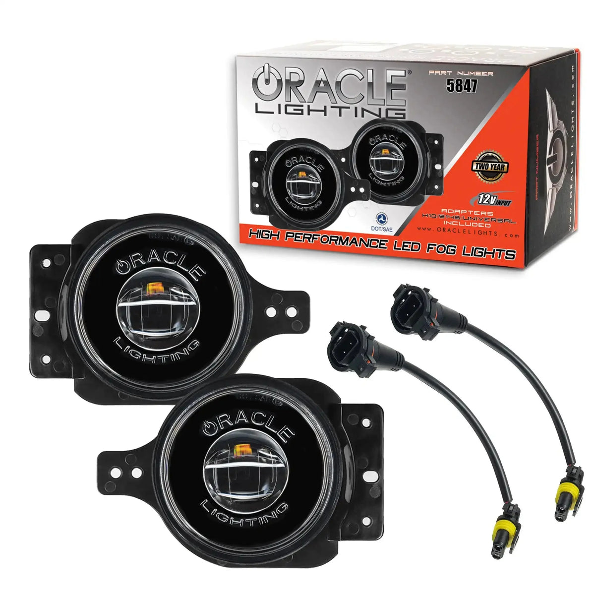 2018-2025 Jeep Wrangler JL & 2020-2025 Gladiator JT Sport ORACLE Lighting 20W LED Fog Lights