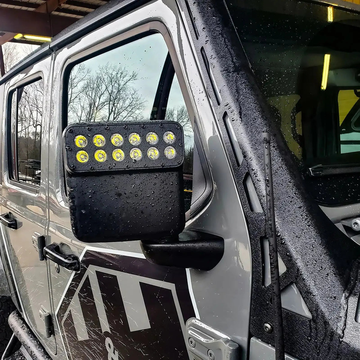 2018-2026 Jeep Wrangler JL & 2020-2026 Gladiator JT ORACLE LED Off-Road Side Mirrors