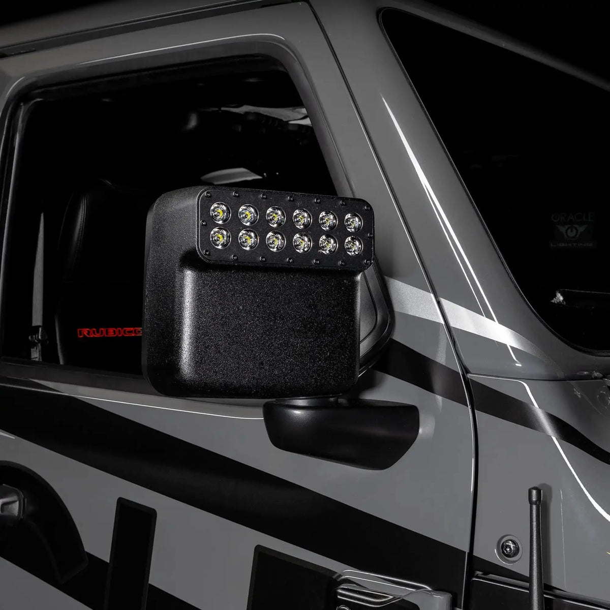 2018-2026 Jeep Wrangler JL & 2020-2026 Gladiator JT ORACLE LED Off-Road Side Mirrors