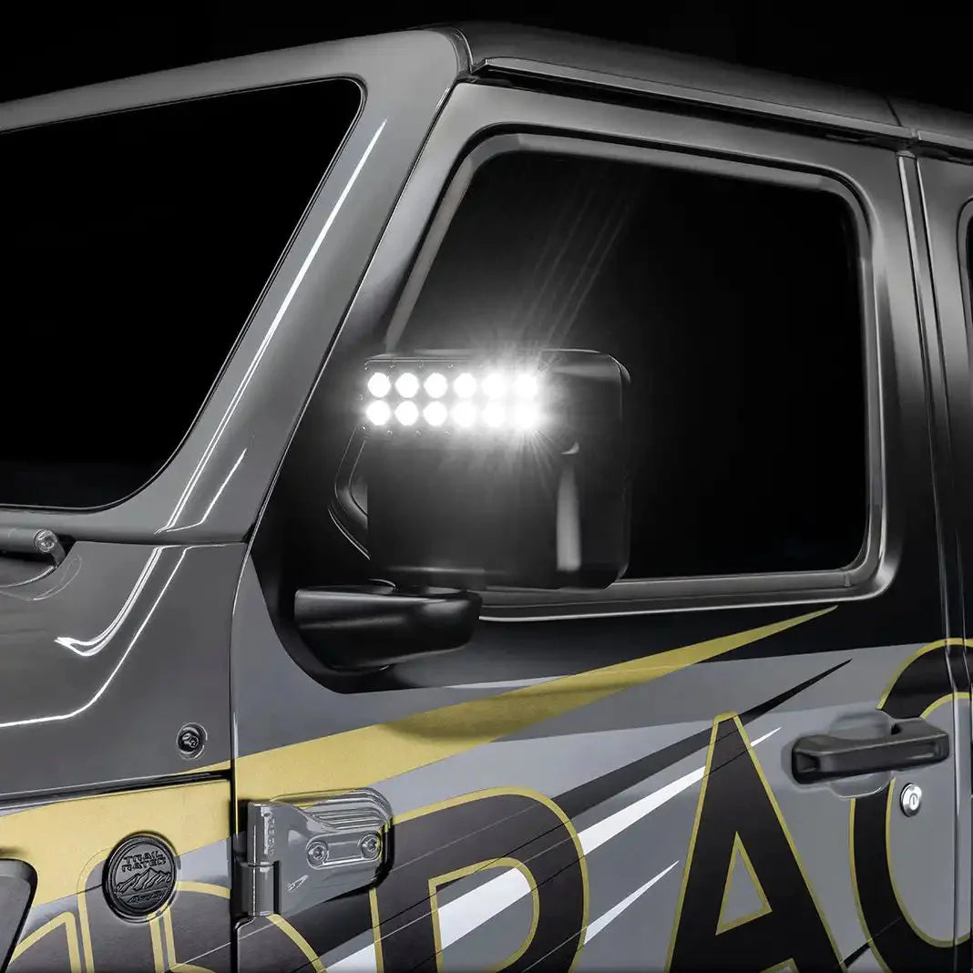 2018-2026 Jeep Wrangler JL & 2020-2026 Gladiator JT ORACLE LED Off-Road Side Mirrors