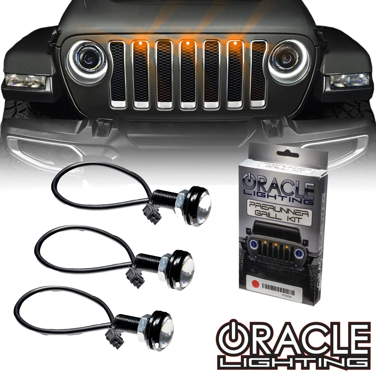 2018-2023 Jeep Wrangler JL ORACLE Pre-Runner LED Grill Light Kit