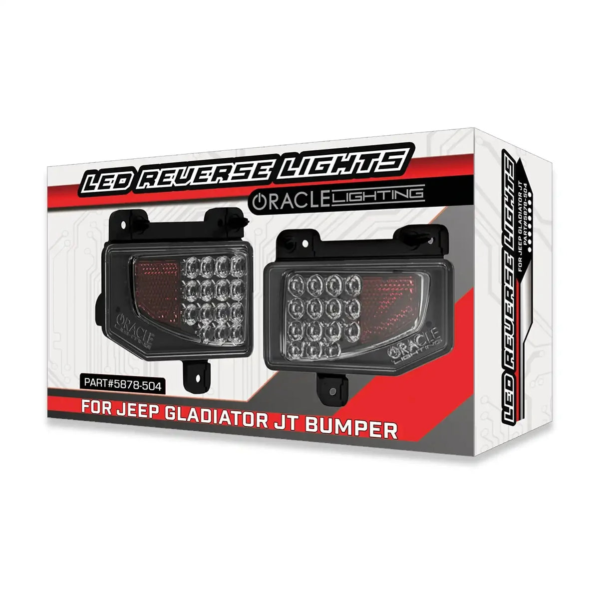 2020-2025 Jeep Gladiator JT ORACLE Rear Bumper LED Reverse Lights | 1,500 Lumens