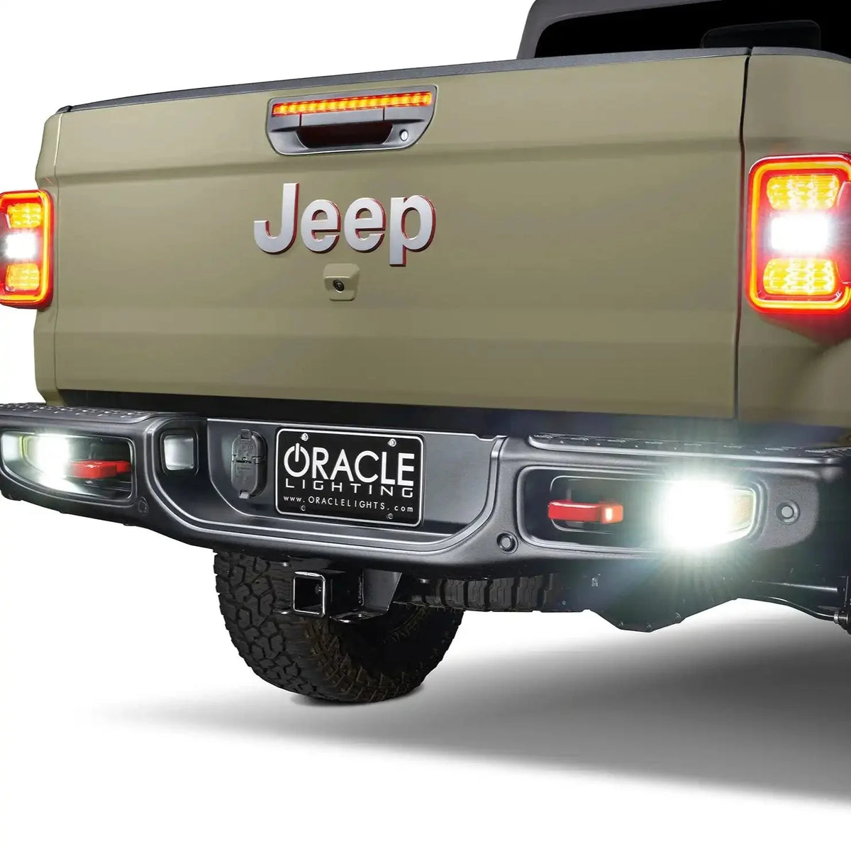 2020-2025 Jeep Gladiator JT ORACLE Rear Bumper LED Reverse Lights | 1,500 Lumens