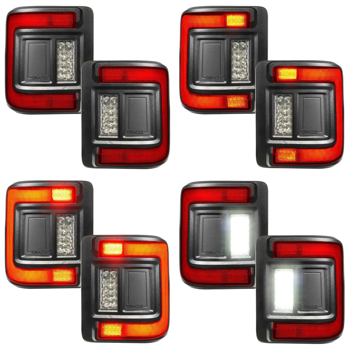 2018-2026 Jeep Wrangler JL ORACLE V2 Flush Mount LED Tail Lights