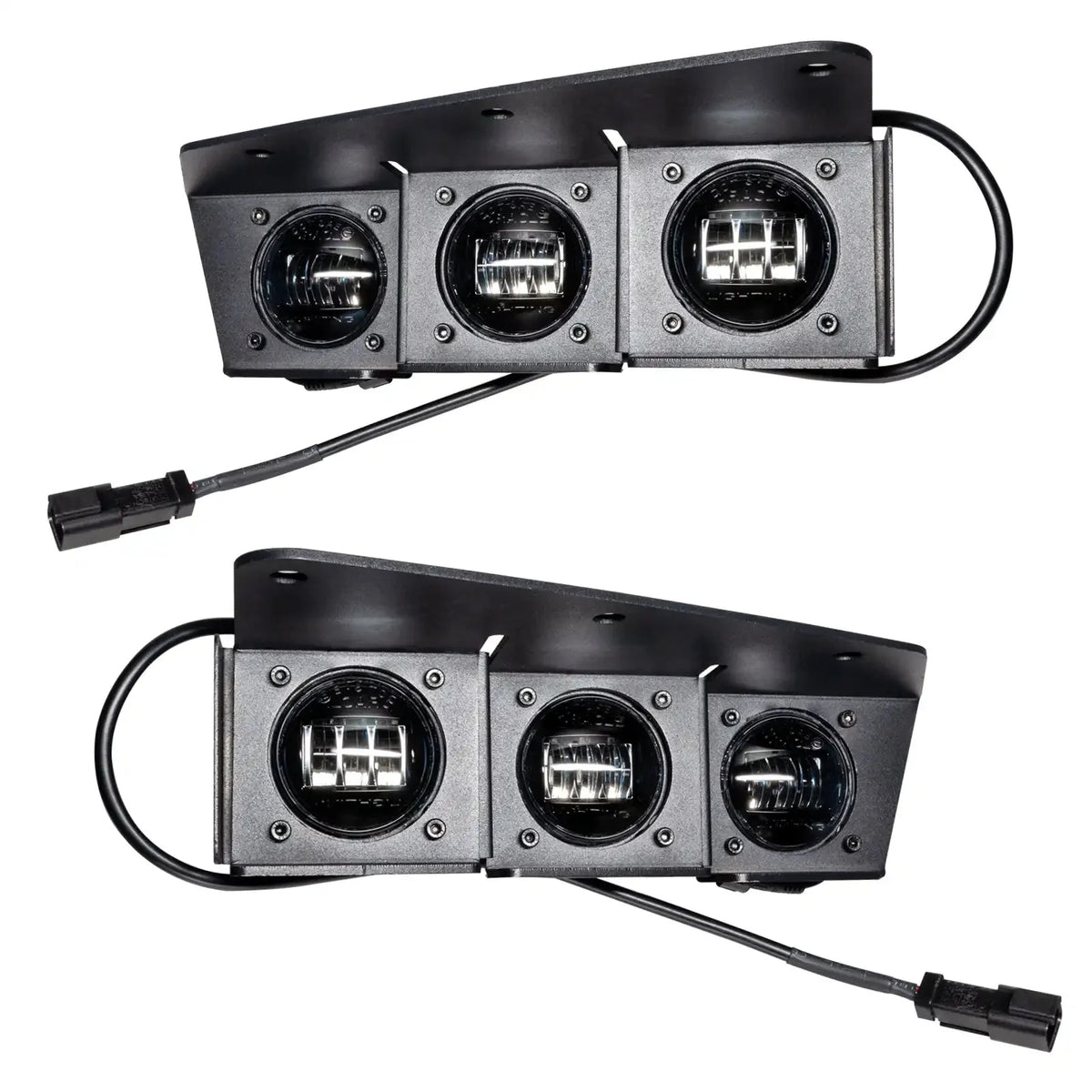 2021-2026 Ford Bronco ORACLE Triple LED Fog Light Kit for Steel Modular Bumper